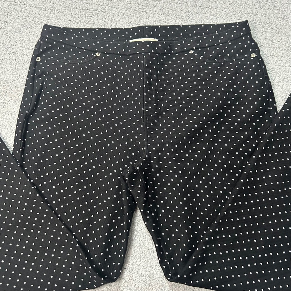 Michael Kors Black Star Dot Leggings